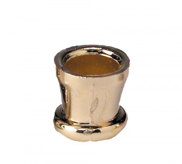 Set of 9 Brass-Plated Candle Cups