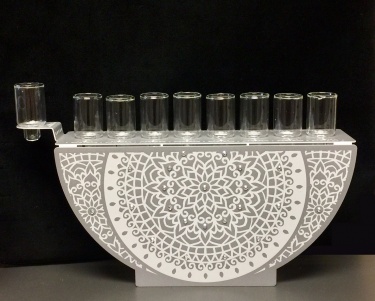 Dorit Judaica  Mosaic Menorah 