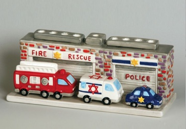 Fire, Rescue & Police Menorah