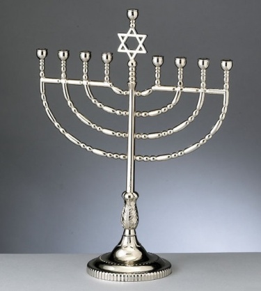 Chanukah Traditional Menorah, Large