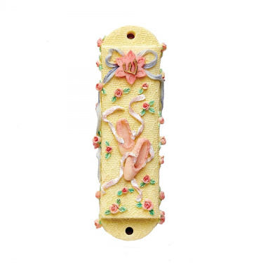 Floral Ballet Shoes Mezuzah