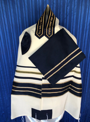Michelle Judaica Tallit Set Gold