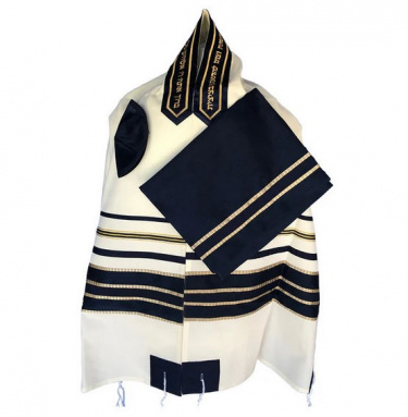 Michelle Judaica Tallit Set Gold