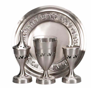 Pewter Havdalah Set