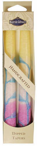 Safed Shabbat Taper Pair Candles - Harmony