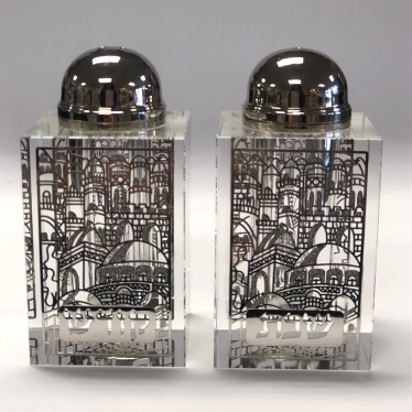 Shabbat Salt and Pepper Shaker Set