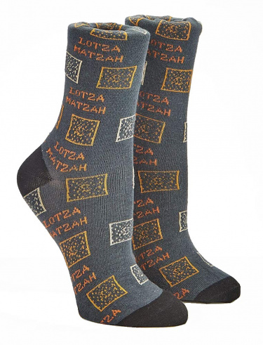 Lotza Matzah Passover Adult Crew Socks