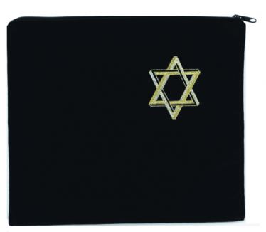 Star of David Navy Tallit Bag