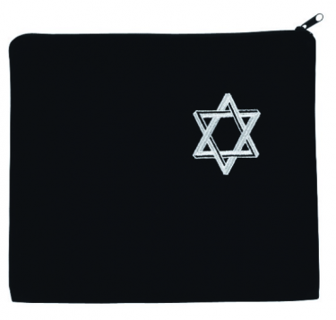 Star of David Black Tallit Bag