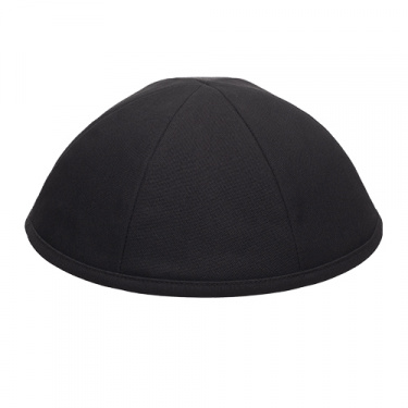 Terylene Black Yarmulke Size 8