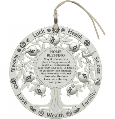 Tree of Life Pewter Wall Blessing