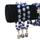 Glass Beaded Stretch Chanukah Dreidel Bracelet 1