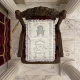 Bris Pillow Chairs Embroidered in Silver 1