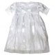 Satin Bris Milah Outfit With A Hat - White Embroidery 1