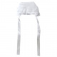 Satin Bris Milah Outfit With A Hat - White Embroidery 2