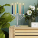 Deluxe Chanukah Candles - Assorted Colors , Value Pack 2
