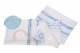 Galilee Silk Sheer Four Mothers Tallit in Blue 1