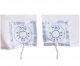 Galilee Silk Sheer Four Mothers Tallit in Blue 2