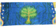 Blue Silk Tree of Life Tallit Set 2