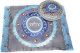 Gray Jewish Star Tallit Set 2