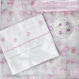 Michelle Judaica Tallit Set Pink Flowers 1