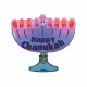 Menorah Shaped Flashing LED Pin 1