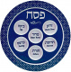 Classic Design Melamine Seder Plate