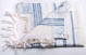Light Wool Traditional Tallit, Slate Blue Size 45 2