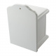 Elegant White 770 Building Tzedakah Box for Wall 1