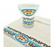 Dorit Judaica Washing Cup & Towel Set Yellow