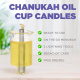Medium Chanukah Pre-Filled Olive Oil Candles 1