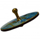 Marc Chagall Windows Wooden Dreidel Blue (Israeli style) 1