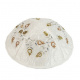 Emanuel Embroidered Gold Flowers Tallit Set 1