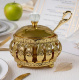 Traditional Honey Dish Gold Tone 1