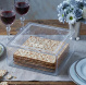 Square Lucite Matzah Box with Lid 1