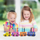 My Play Wood Train Menorah w/ Removable Wood Candles 2