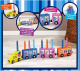 My Play Wood Train Menorah w/ Removable Wood Candles 3