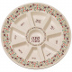 Elegant Natural Bamboo Rosh Hashana Seder Plate
